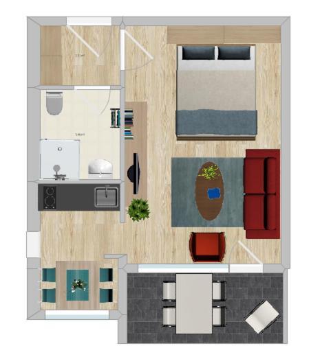 Kleiner Wilder Apartment